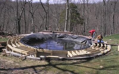 Photo #46 – Framing new deck around pool