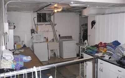 Photo #21 – Laundry room in basement of a over 100 year old home